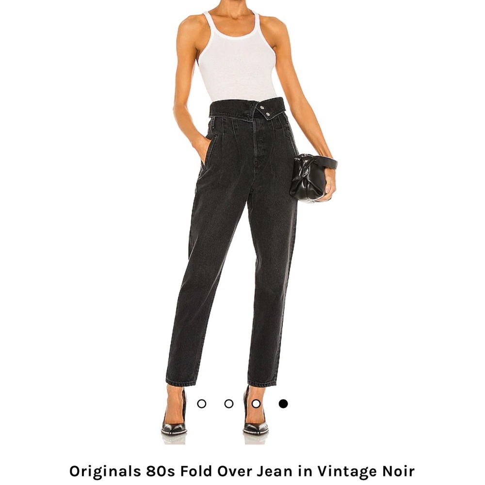 Re/Done 80s Fold Over Jean